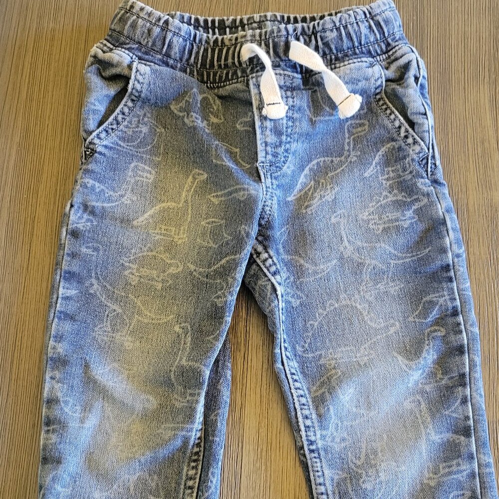 Gap Toddler Dinosaur Blue Jeans